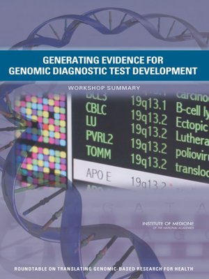cover image of Generating Evidence for Genomic Diagnostic Test Development